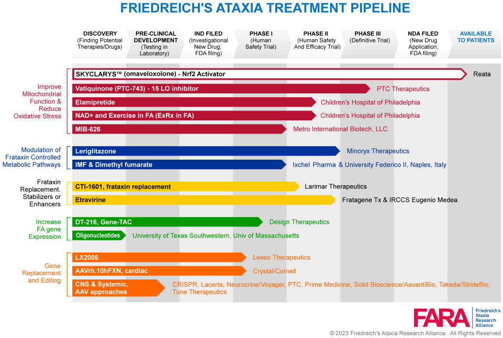 Friedreich’s Ataxia Research Pipeline